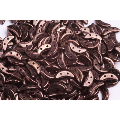 Czech Mates Crescent 10x3 mm N. 15 Dark Bronze 
