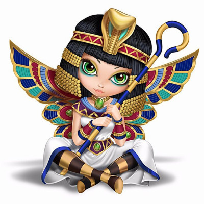 Diamond painting-Egyptian fairy-N.246 30x30 