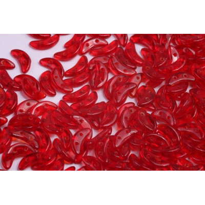 Czech Mates Crescent 10x3 mm N. 26 Siam Ruby 