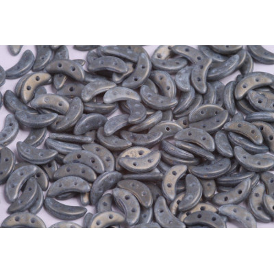 Czech Mates Crescent 10x3 mm N. 45 PACIFICA POPPY SEED