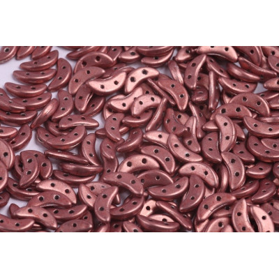 Czech Mates Crescent N. 65 Saturated Metallic Light Copper