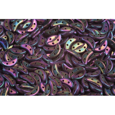 Czech Mates Crescent 10x3 mm N. 72 Iris Purple 