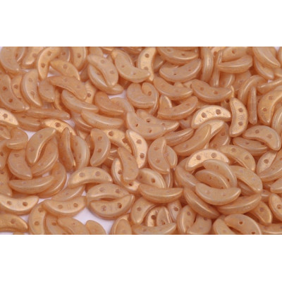 Czech Mates Crescent 10x3 mm N. 80 Pacifica Milky Ginger