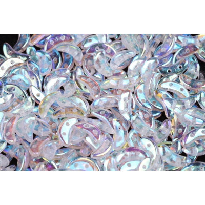 Czech Mates Crescent 10x3 mm N. 81 Crystal AB 