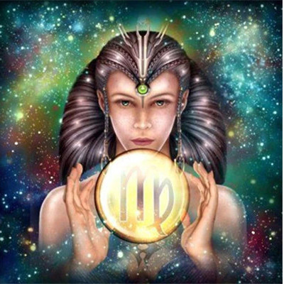 Diamond painting- Virgo-Nº894 30x30