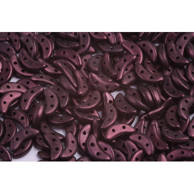 Czech Mates Crescent 10x3 mm N. 89 Polychrome - Pink Olive 