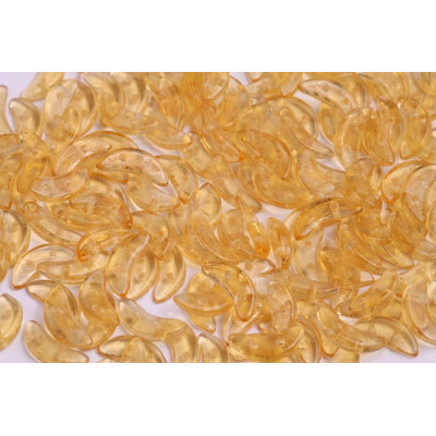 Czech Mates Crescent 10x3 mm N. 95 Medium Topaz 