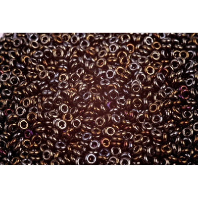 TOHO Demi Round 8/0 Metallic Iris - Brown 83 | Japanese Beads