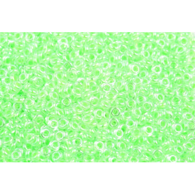 TOHO Demi Round 8/0 Luminous Neon Lime 803 | Japanese Glass Beads