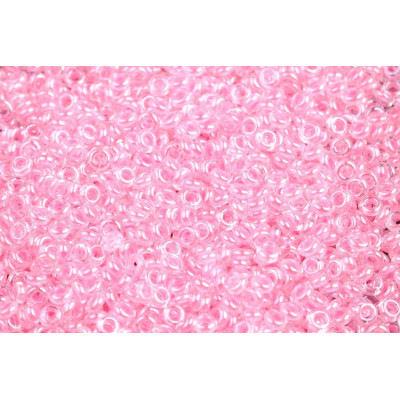 TOHO Demi Round 8/0 Crystal Cotton Candy Lined 379 | Glass Beads