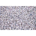 TOHO Demi Round 8/0 Rainbow Crystal Gray-Lined 261 | Japanese Beads