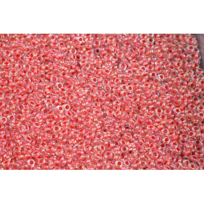 TOHO Demi Round 11/0 Rainbow Crystal Salmon-Lined 779 | 3g