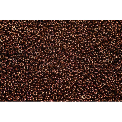 TOHO Demi Round 11/0 Higher-Metallic Cinnamon Bronze 501 | 3g