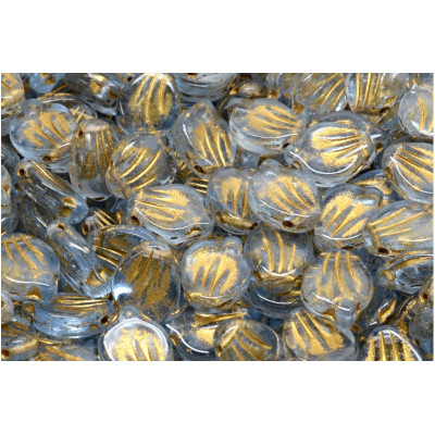 Peony Petal Beads 9X12 mm N. 4138 Kristall