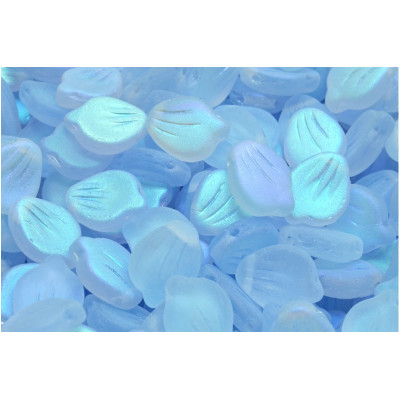 Peony Petal Beads 9x12 mm N. 4140 Light blue