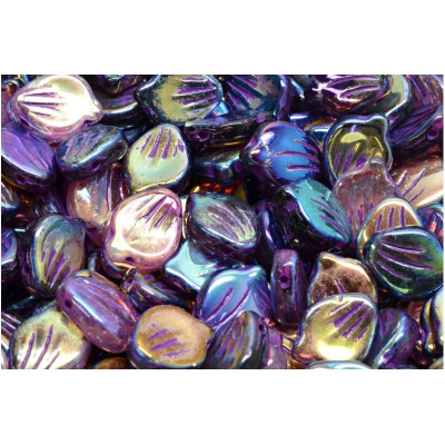 Peony Petal Beads 9x12 mm N. 4146 Violet