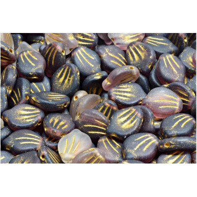 Peony Petal Beads 9X12 mm N. 4150 Nero