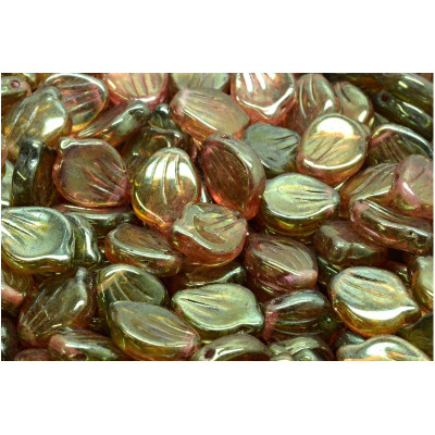 Peony Petal Beads 9X12 mm N. 4151 Grün