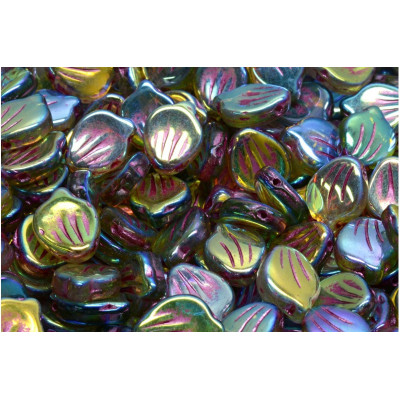 Peony Petal Beads 9x12 mm N. 4159 Violet