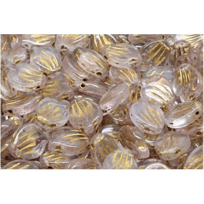 Peony Petal Beads 9x12 mm N. 4168 Crystal