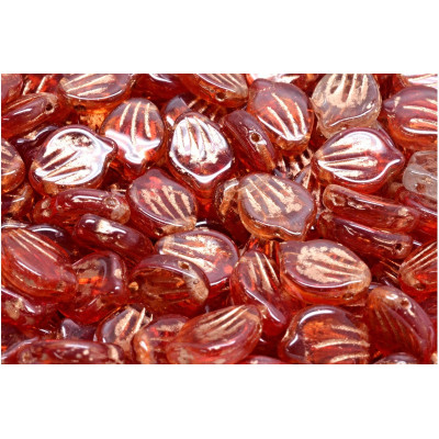 Peony Petal Beads 9X12 mm N. 4179 Rot