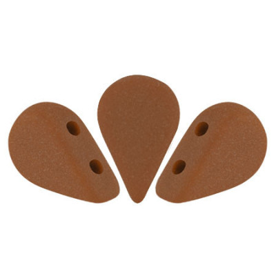 Amos® par Puca® č. 265 Opaque Choco Mat 13600/84100 | Czech Beads