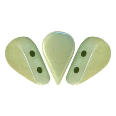 Amos par Puca 5x8mm Opaque Light Green 03000/14457 | Czech Beads
