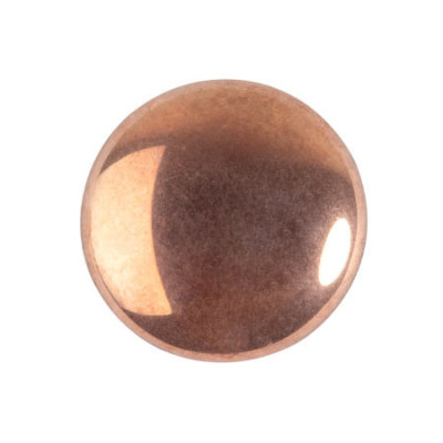Cabochon par Puca® 18mm Full Capri Gold 27100 | Czech Glass