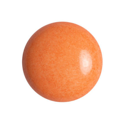 18mm Cabochon par Puca Opaque Apricot 02020/32089 | Czech Glass
