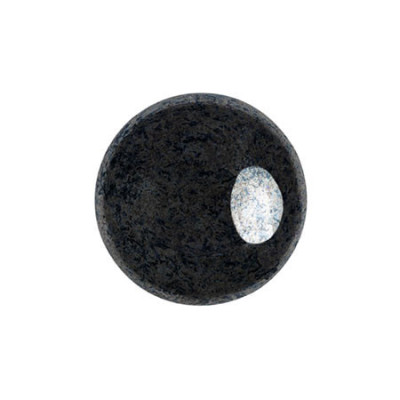 Cabochon par Puca 14mm Jet Hematite 23980/14400 | Czech Glass