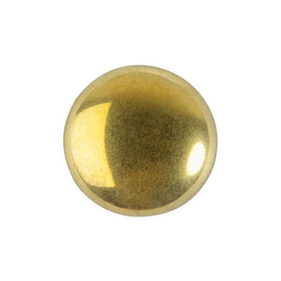 14mm Glass Cabochon par Puca Full Dorado 26440 | Czech Glass