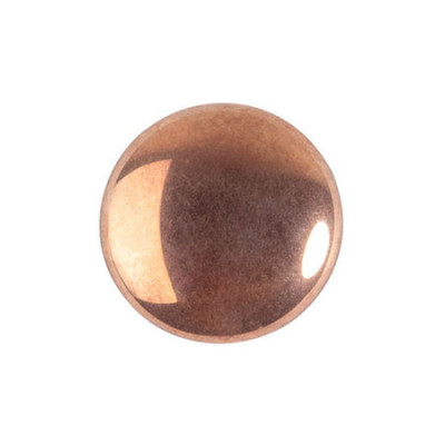 Cabochon par Puca® 14mm Jet Capri Gold 27101 | Czech Glass