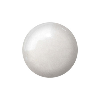 14mm Cabochon par Puca Opaque White Ceramic Look 03000/14400