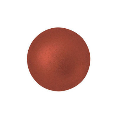 14mm Cabochon par Puca® Bronze Red Mat 01750 | Czech Glass Beads