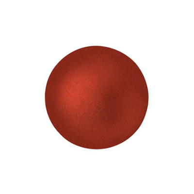 Czech Glass Cabochon par Puca® 14mm Red Metallic Mat 03000/01890
