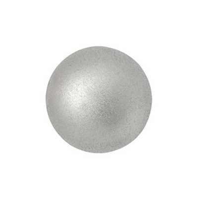 Cabochon par Puca® 14mm Silver Allu Mat 00030/01700 | Czech Glass