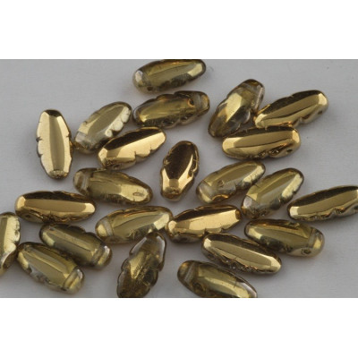 Dagger jagged 6X13 mm N. 3554 Gold