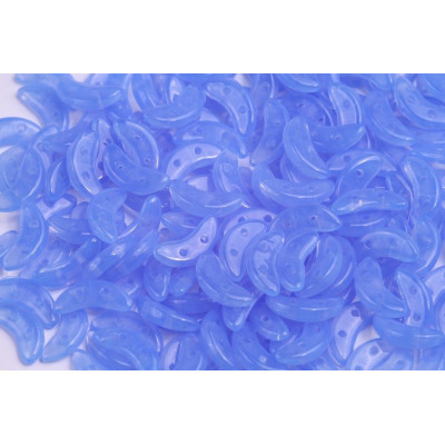 Czech Mates Crescent 10x3 mm N. 133 Opal Sapphire 