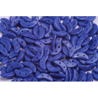 Czech Mates Crescent 10x3 mm N. 134 Opaque Snorkel Blue 