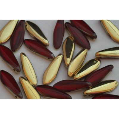 Dagger beads 5x16 mm N. 3027 Red