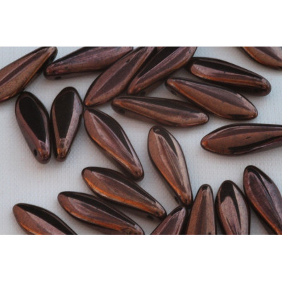 Dagger beads 5x16 mm N. 2767 Brown