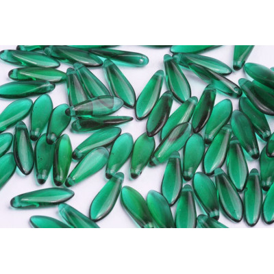 Dagger beads 5x16 mm N. 2319 EMERALD