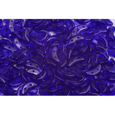 Czech Mates Crescent 10x3 mm N. 137 Cobalt 