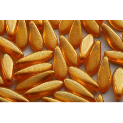 Dagger beads 5x16 mm N. 3242 Gold