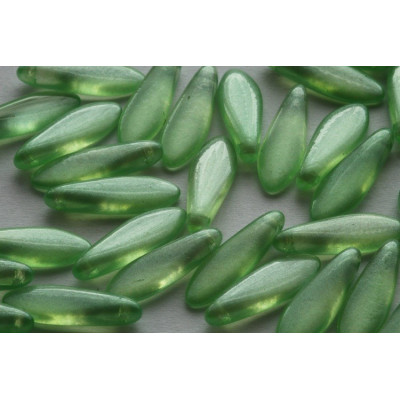 Dagger beads 5x16 mm N. 3254 Green