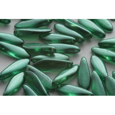 Dagger beads 5x16 mm N. 3257 Green
