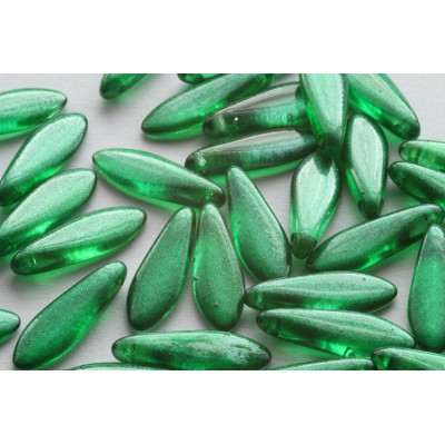 Dagger beads 5x16 mm N. 3258 Green