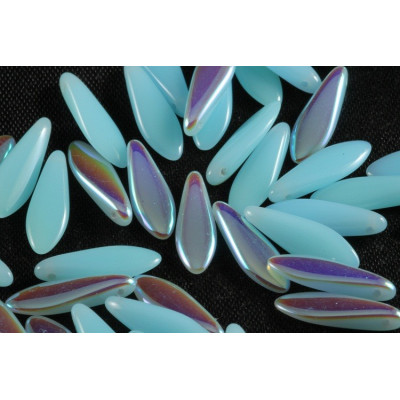 Dagger beads 5x16 mm N. 2320 Light blue