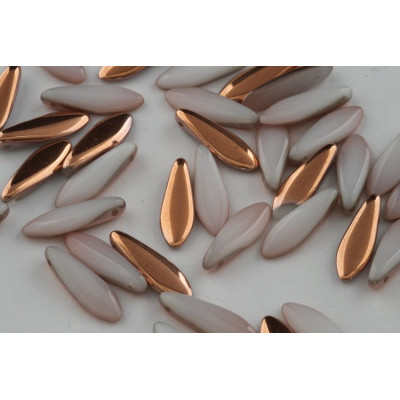 Dagger beads 5x16 mm N. 2397 White