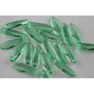 Dagger beads 5x16 mm N. 3669 Green